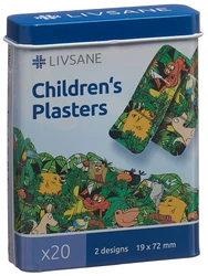 LIVSANE Kinderpflaster Jungle Animals