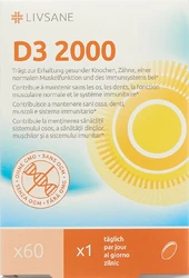 LIVSANE Vitamin D3 2000 Weichkaps