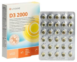 LIVSANE Vitamin D3 2000 Weichkaps