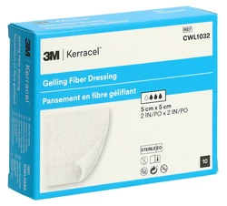 3M Kerracel gel-bildende Wundauflage aus Fasermaterial 5x5cm (n)
