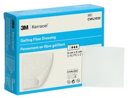 3M Kerracel gel-bildende Wundauflage aus Fasermaterial 5x5cm (n)