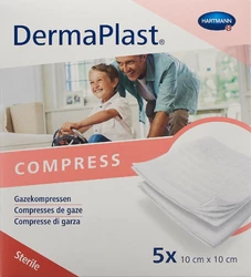 DermaPlast Kompressen 10x10cm 8-fach