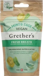 Grethers Fresh Breath Minze Salbei Pastillen vegan