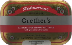 Grethers Redcurrant Vitamin C Pastillen ohne Zucker