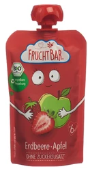 FRUCHTBAR Fruchtpüree Bio Erdbeere Apfel