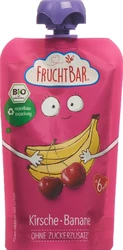 FRUCHTBAR Fruchtpüree Bio Kirsche Banane