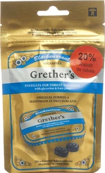 Grethers Blackcurrant Pastillen ohne Zucker DUO