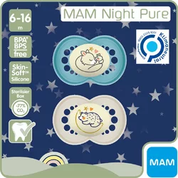 MAM Night Nuggi Pure Silikon 6-16 Monate