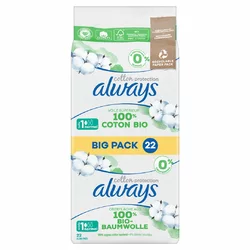 always Ultra Binde Cotton Protection Normal mit Flügeln BigPack