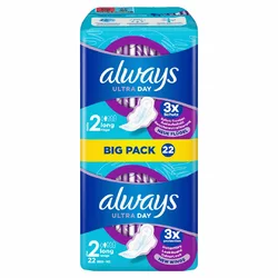 always Ultra Binde Long mit Flügeln BigPack
