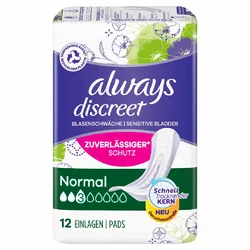 always discreet Discreet Inkontinenz Normal