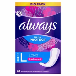 always Slipeinlage Daily Protect Long mit Frischeduft BigPack