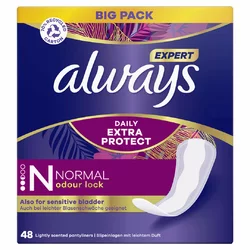 always Slipeinlage Expert Daily Protect Normal mit leichtem Duft BigPack