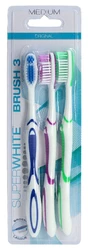 SUPERWHITE Zahnbürste Brush 3 mittel