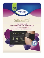 TENA Silhouette Classic Washable Underwear S schwarz