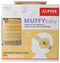 ALPINE MUFFY Baby Kapselgehörschutz gelb