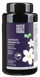 NaturKraftWerke Schwarzkümmelöl Vegicaps 595 mg Bio/kbA