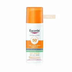 Eucerin SUN Face Oil Control Gel-Creme getönt hell LSF50+