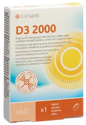 LIVSANE Vitamin D3 2000 Softgelkapseln