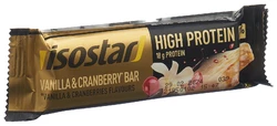 isostar High Protein Riegel Vanilla & Cranberry