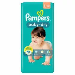 Pampers Baby-Dry Gr3 6-10kg Midi Sparpack
