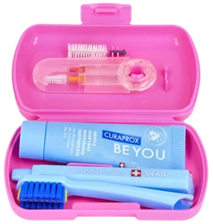 Curaprox Travel Set Ortho pink