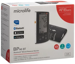 Microlife Blutdruckmesser Afib A6 Bluetooth black Cover soft