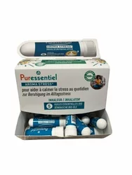 Puressentiel Box Inhalator Aromastress 24 Stück französisch/deutsch
