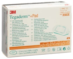 3M Tegaderm 5x7cm Wundkissen 2.5x4cm