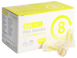 SOL-M Pen Nadel 30G 0.3mmx8mm