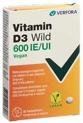 Vitamin D3 Wild Tablette 600 IE vegan