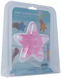 Hand - und Fingertrainer Stern pink leicht