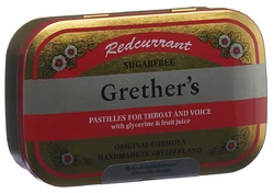Grethers Redcurrant Vitamin C Pastillen ohne Zucker