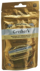 Grethers Elderflower Pastillen ohne Zucker
