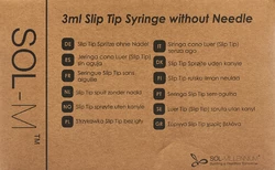Sol-Millenium Einwegspritze 3 ml SlipTip