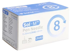 SOL-M Pen Nadel 31G 0.25mmx8mm