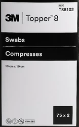 Topper compresses NW 10x10cm stériles