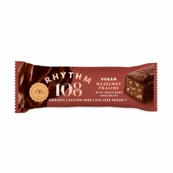 RHYTHM108 Hazelnut Praline Dark Chocolate Bar glutenfrei vegan