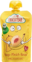 FRUCHTBAR Fruchtpüree Bio Mango Pfirsich Banane
