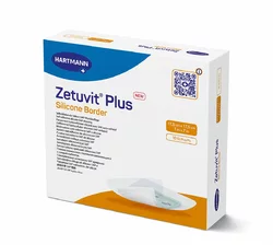 Zetuvit Plus Silicone Border 17.5x17.5cm
