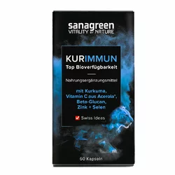 KURIMMUN sanagreen mizellierter Curcuma longa Extrakt Kapsel mit Betaglucan