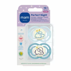 MAM Perfect Night Nuggi Silikon 16-36 Monate Boy