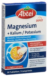 Abtei Magnesium + Kalium Depot Tablette (neu)