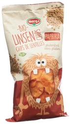 morga Linsen Chips mit Paprika Bio glutenfrei