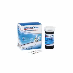 SwissPointOfCare Mission Hb Plus bandelettes de test hémoglobine