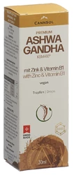 CANNSOL Premium Ashwagandha KSM-66 Tropfen mit Zink und Vitamin B1