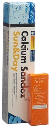 Calcium Sandoz Sun & Day Brausetablette Avene Sunscreen SPF50
