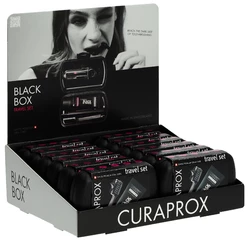 Curaprox Display Travel Set Black is White 12 Stück