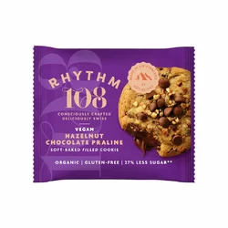 RHYTHM108 Hazelnut Chocolate Praline Soft Baked Filled Cookie