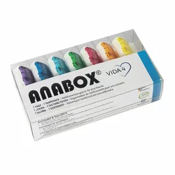 Anabox Medidispenser 7 Tage Vida 4 4 Fächer/Tag deutsch/französisch/italienisch